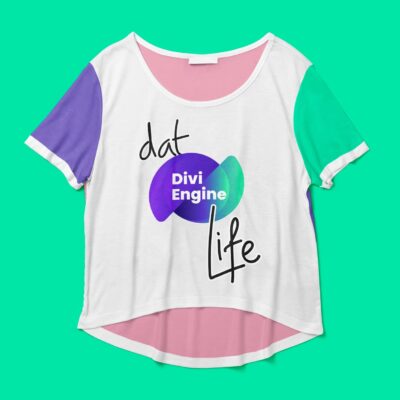 ZERO STOCK Dat Divi Engine Life Crop-top (3-Tone)